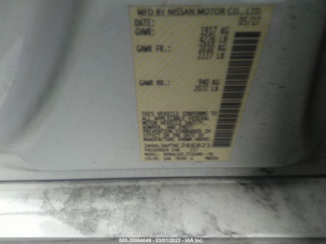 1N4AL3AP7HC266821 Nissan Altima 2.5 S
