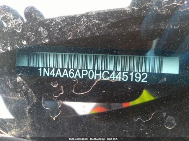 1N4AA6AP0HC445192 Nissan MAXIMA S