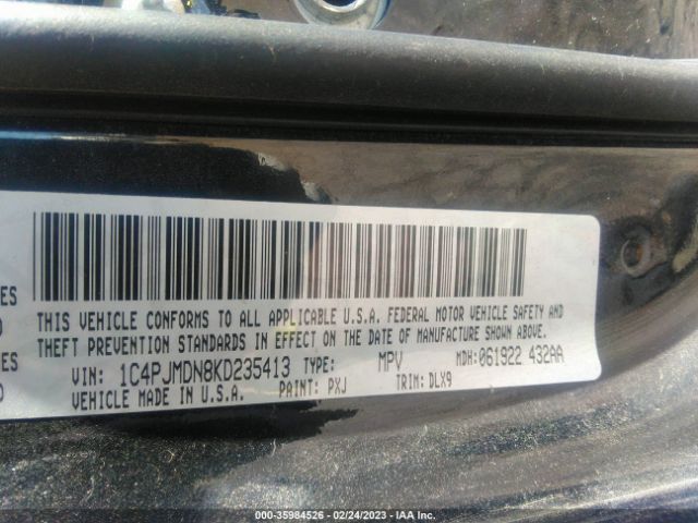 1C4PJMDN8KD235413 Jeep Cherokee Limited