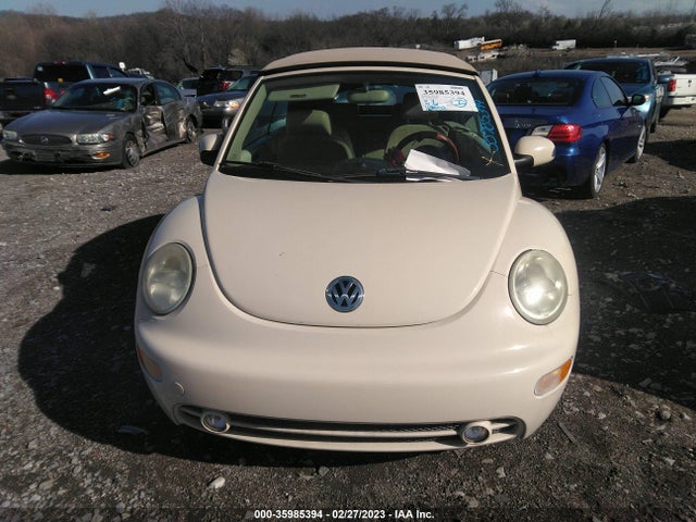 2005 VOLKSWAGEN NEW BEETLE CONVERTIBLE GLS VIN: 3VWCD31Y65M316091