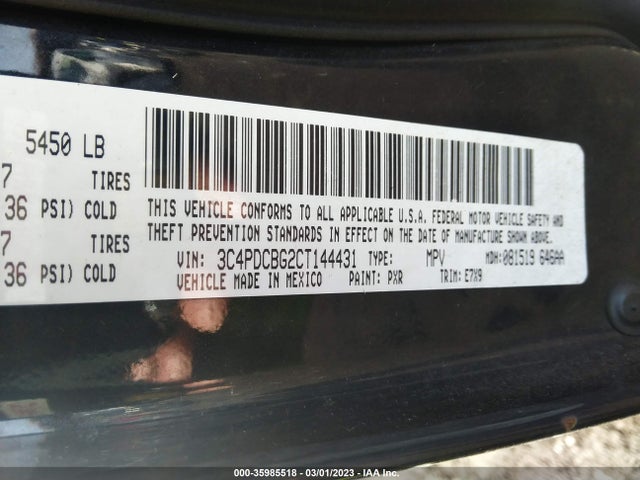 Dodge Journey Sxt 2012 3C4PDCBG2CT144431 Image 10