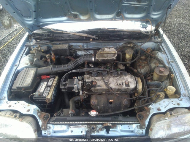 1989 HONDA CIVIC DX VIN: 1HGED3642KA098291