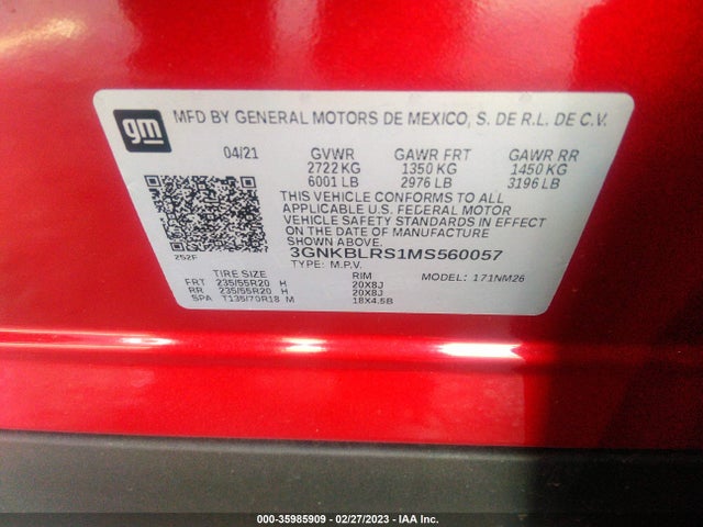 Chevrolet Blazer Premier 2021 3GNKBLRS1MS560057 Image 9