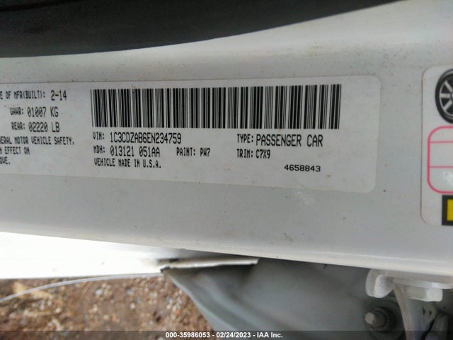 Dodge AVENGER SE 2014 1C3CDZAB6EN234759 Image 9
