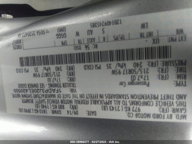 Ford Focus Titanium 2014 1FADP3J20EL420500 Image 10