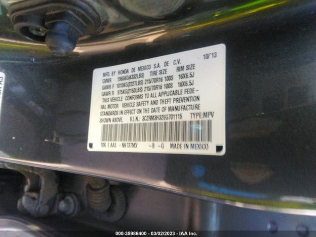 Honda CR-V LX 2014 3CZRM3H32EG701115 Image 9