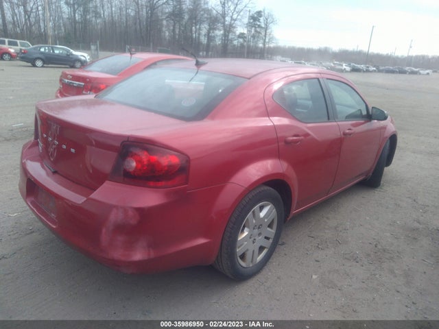 Dodge AVENGER SE 2012 1C3CDZAB8CN242942 Image 4