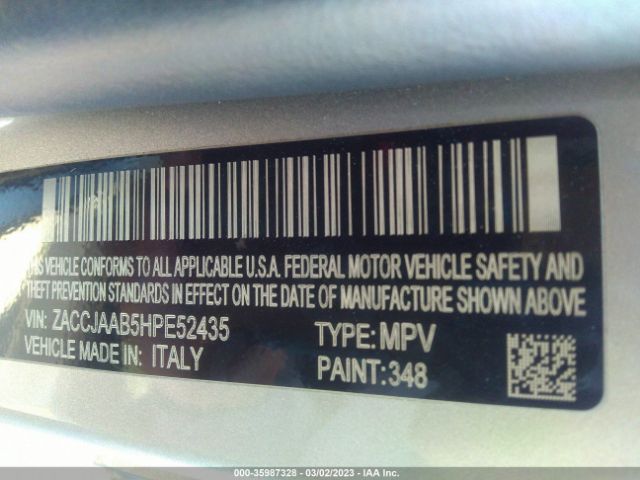 ZACCJAAB5HPE52435 Jeep Renegade Sport