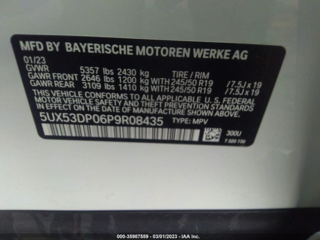 5UX53DP06P9R08435 BMW X3 Xdrive30i