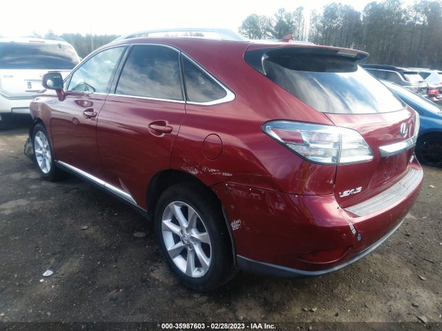 2010 LEXUS RX 350 VIN: 2T2ZK1BA3AC038838