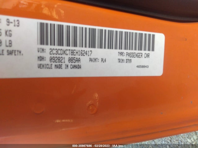 Dodge Charger Rt 2014 2C3CDXCT8EH162417 Image 9