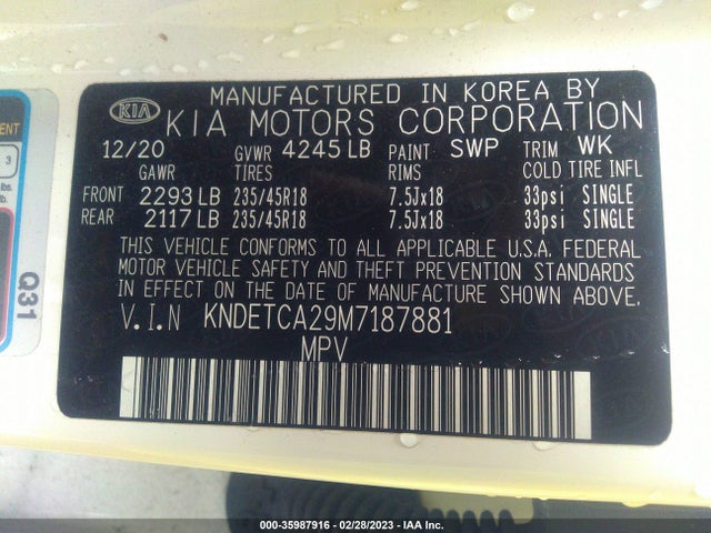 KIA Seltos Sx 2021 KNDETCA29M7187881 Image 10