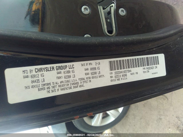 2010 DODGE CALIBER MAINSTREET VIN: 1B3CB3HA1AD573944