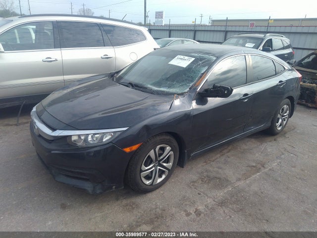 Honda Civic Sedan Lx 2018 2HGFC2F55JH520242 Image 2