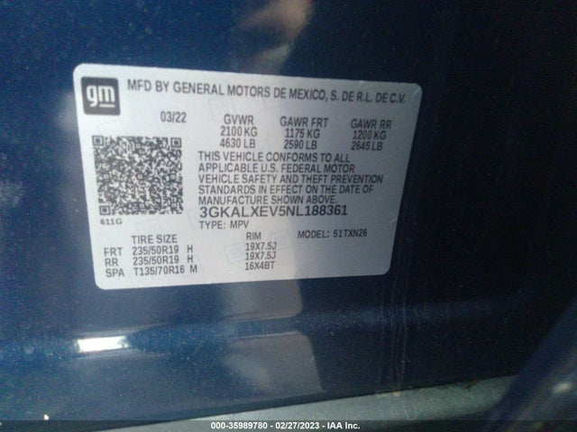 GMC Terrain Denali 2022 3GKALXEV5NL188361 Image 9