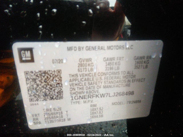 Chevrolet Traverse Ls 2020 1GNERFKW7LJ268498 Image 9