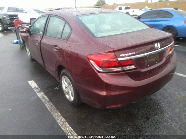 Honda Civic Sedan Lx 2015 2HGFB2F51FH561980 Image 4