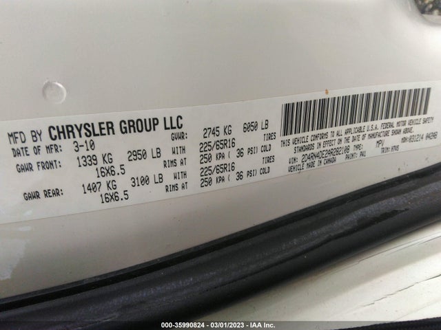 Dodge Grand Caravan Se 2010 2D4RN4DE2AR282108 Image 10