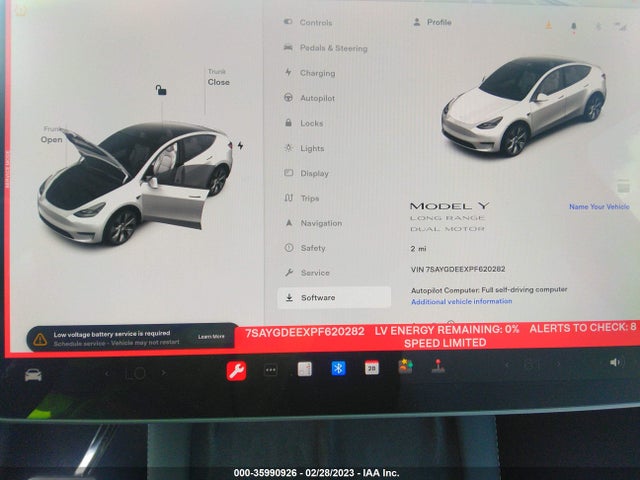 Tesla Model Y Long Range 2023 7SAYGDEEXPF620282 Image 7