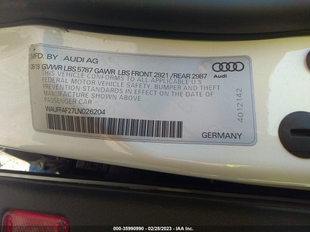 2020 Audi S6, VIN: WAUFFAF27LN026204