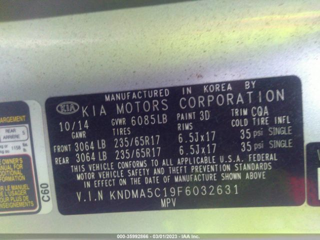 KNDMA5C19F6032631 KIA Sedona L