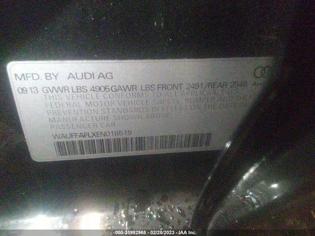 WAUFFAFLXEN016519 Audi A4 Premium Plus