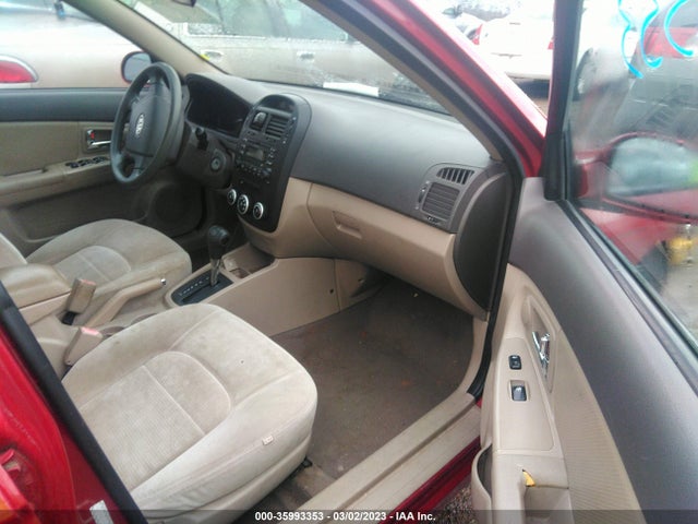 2008 KIA SPECTRA EX VIN: KNAFE121X85517096