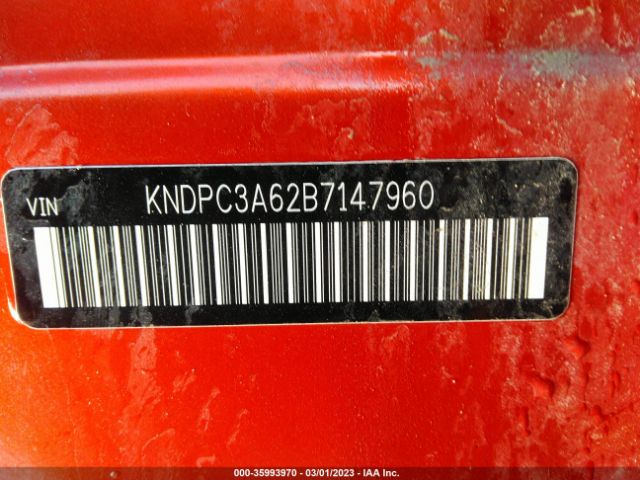 KNDPC3A62B7147960 KIA Sportage Sx
