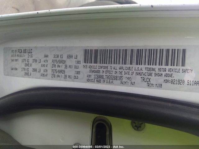 RAM 1500 Lone Star 2016 1C6RR6LT0GS268185 Image 10
