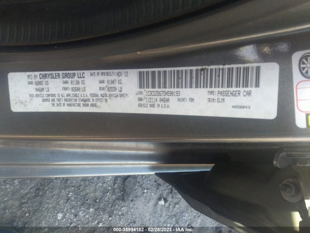 Dodge Avenger R/t 2013 1C3CDZBG7DN590193 Image 10