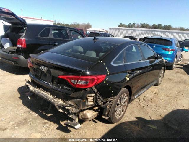 2016 HYUNDAI SONATA 2.4L SPORT VIN: 5NPE34AFXGH292387