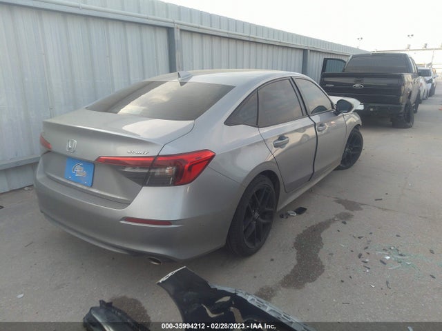 2022 HONDA CIVIC SEDAN SPORT VIN: 2HGFE2F5XNH570571