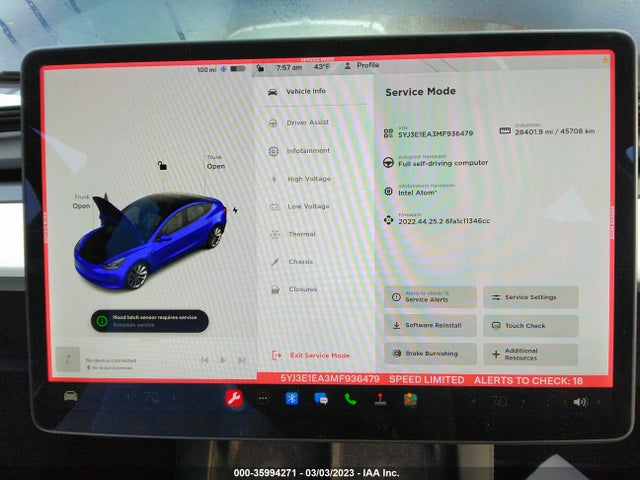 Tesla Model 3 Standard Range Plus 2021 5YJ3E1EA3MF936479 Image 8
