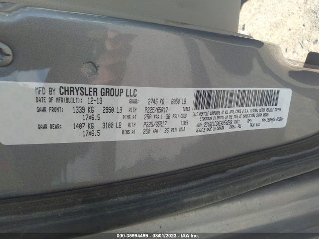 2C4RC1CG4ER250268 Chrysler Town & Country Touring-l
