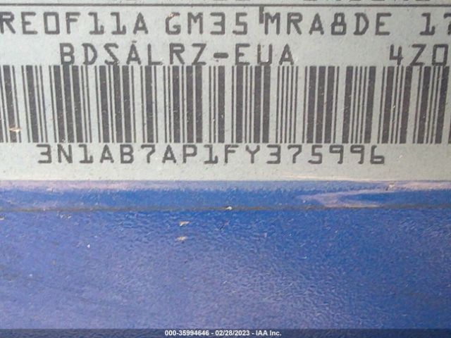 3N1AB7AP1FY375996 Nissan SENTRA SR