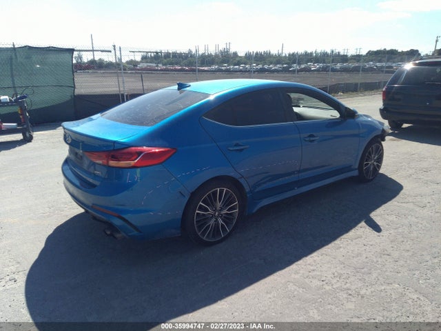 2017 HYUNDAI ELANTRA SPORT VIN: KMHD04LBXHU325549