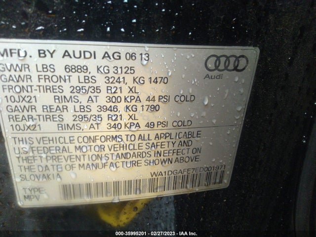 WA1DGAFE7ED001971 Audi Q7 3.0t S Line Prestige