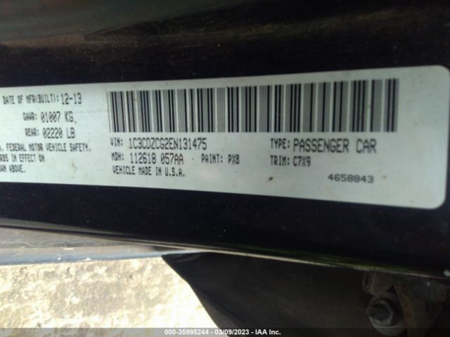 1C3CDZCG2EN131475 Dodge Avenger Sxt