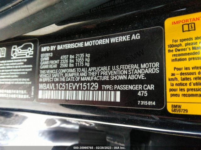 WBAVL1C51EVY15129 BMW X1 Xdrive28i
