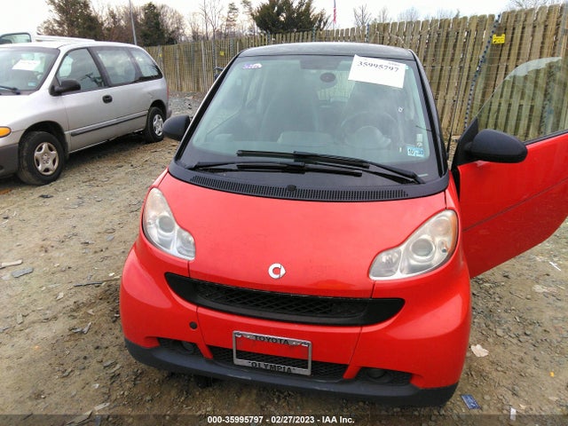 2008 SMART FORTWO PURE/PASSION VIN: WMEEJ31X98K130313
