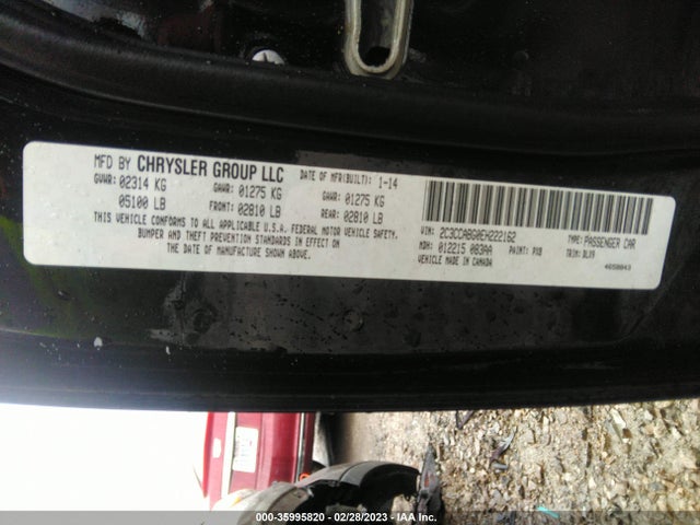 Chrysler 300 2014 2C3CCABG0EH222162 Image 9