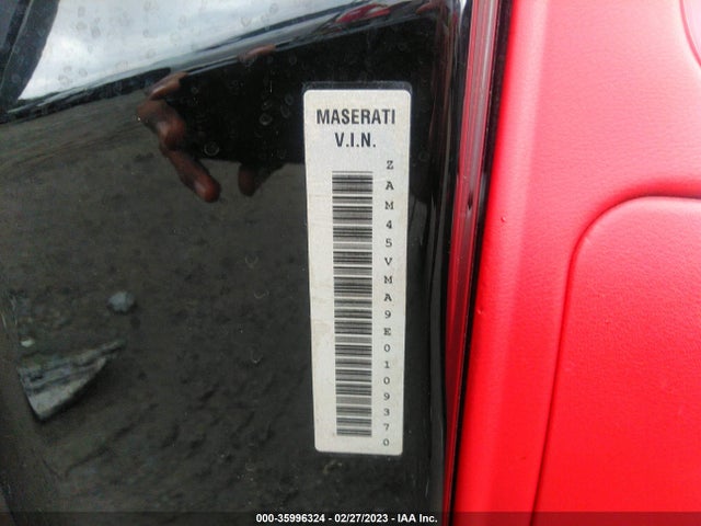2014 Maserati Granturismo, VIN: ZAM45VMA9E0109370