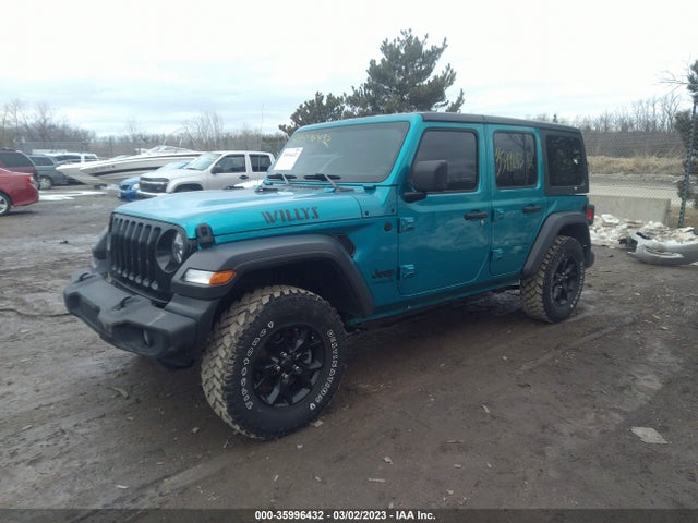 2020 JEEP WRANGLER UNLIMITED WILLYS VIN: 1C4HJXDG1LW196953