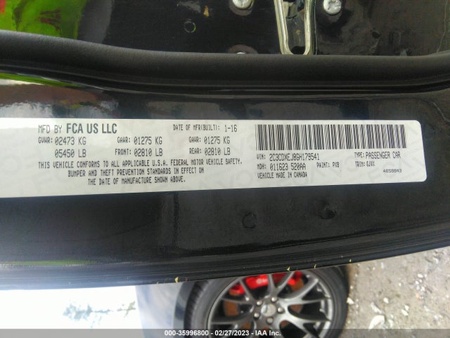 Dodge Charger Srt 392 2016 2C3CDXEJ8GH179541 Image 9