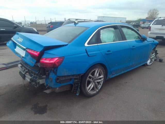 2022 Audi A4, VIN: WAUEAAF48NN015307