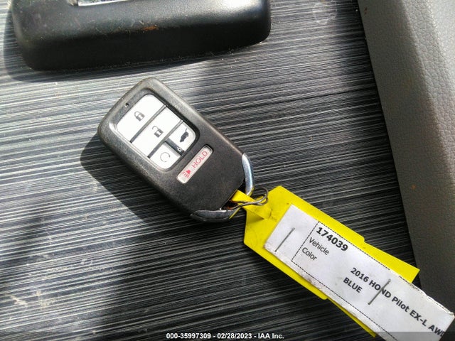 Honda Pilot Ex-l 2016 5FNYF6H54GB113658 Image 3