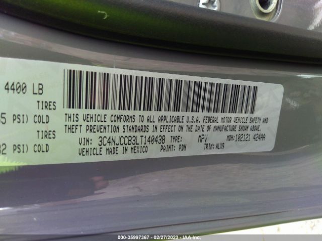 3C4NJCCB3LT140438 Jeep Compass Limited