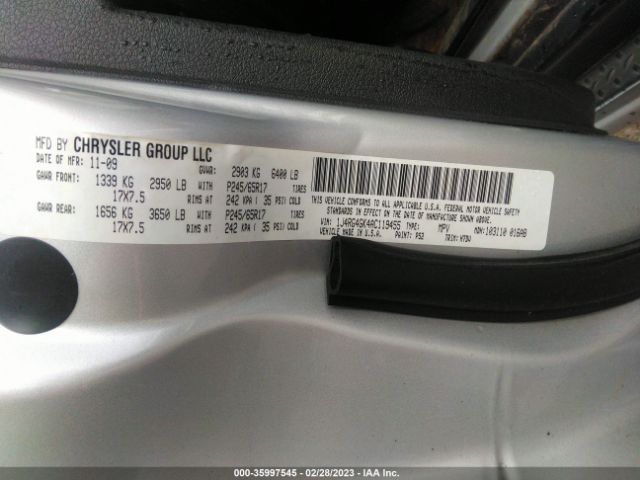 1J4RG4GK4AC119455 Jeep Commander Sport