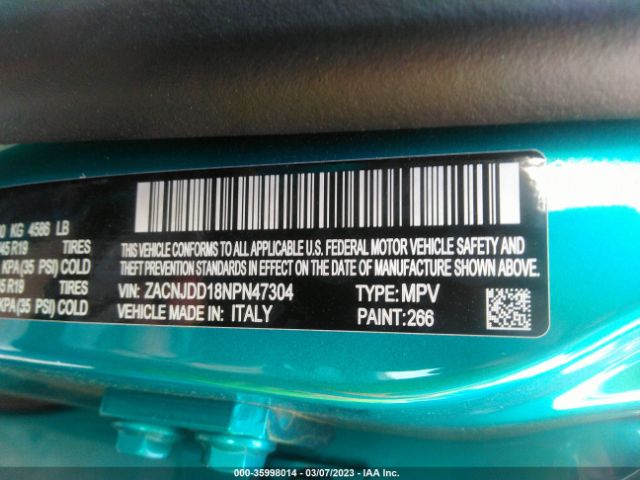ZACNJDD18NPN47304 Jeep Renegade Limited
