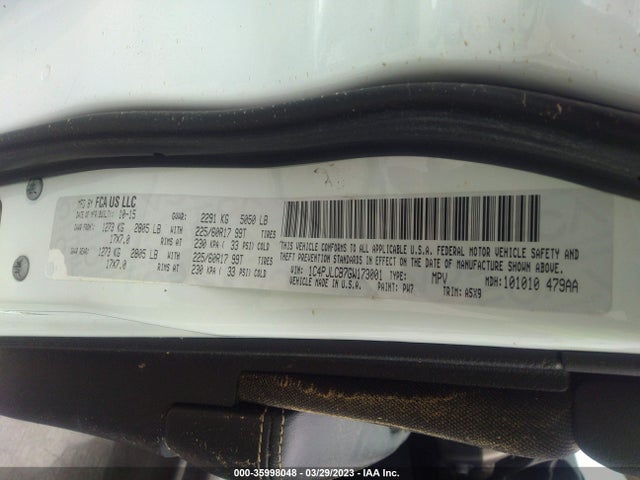 1C4PJLCB7GW173001 Jeep Cherokee Latitude